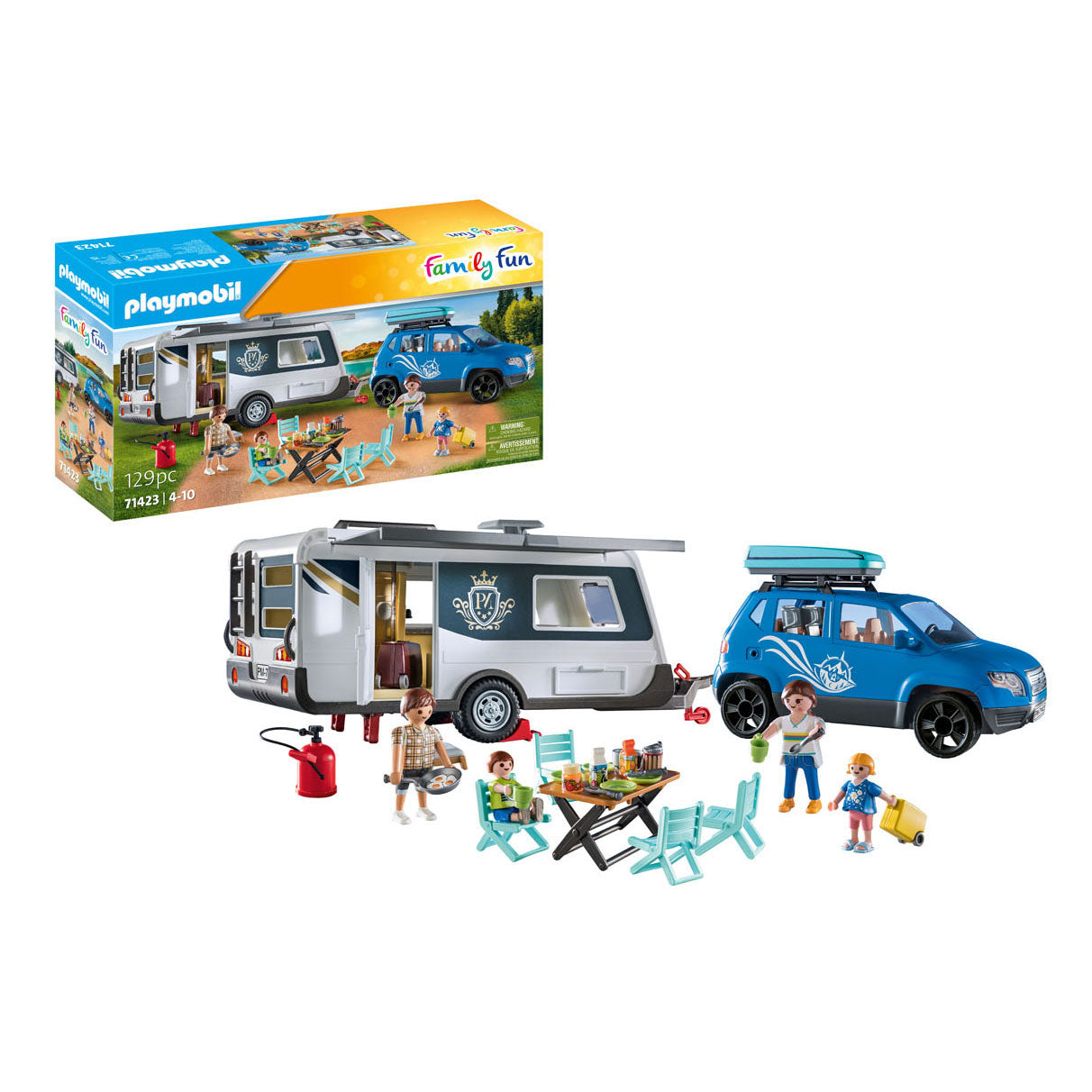 Playmobil Family Fun Caravan met Auto 71423