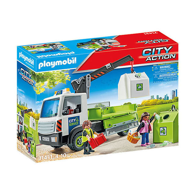 PLAYMOBIL City Action Glasbak Ophaaldienst 71431