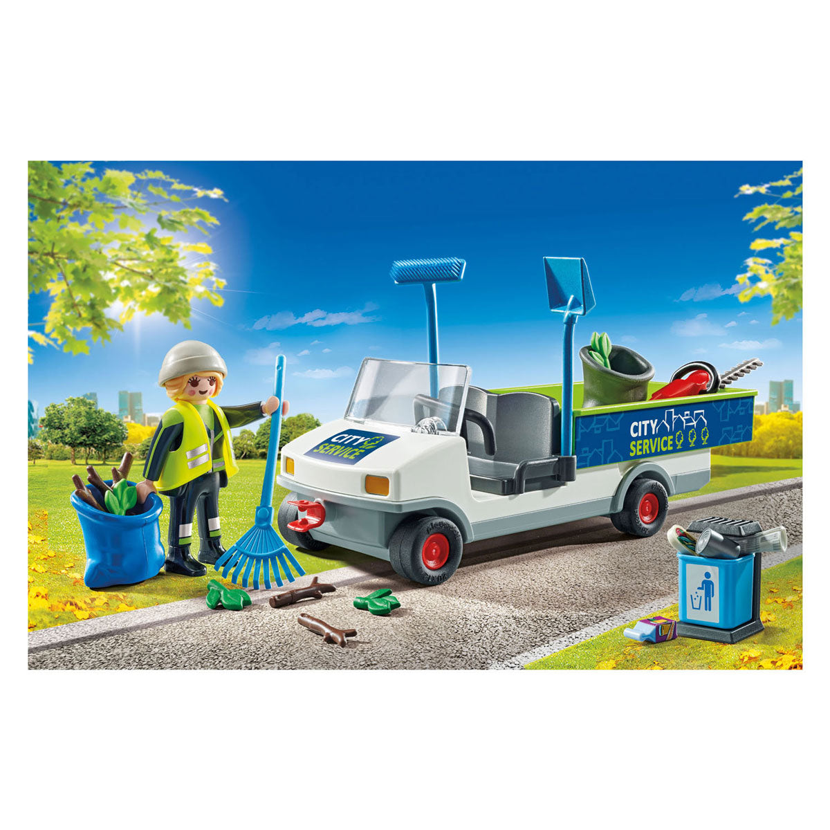 Playmobil city action electrische straatveegmachine - 71433