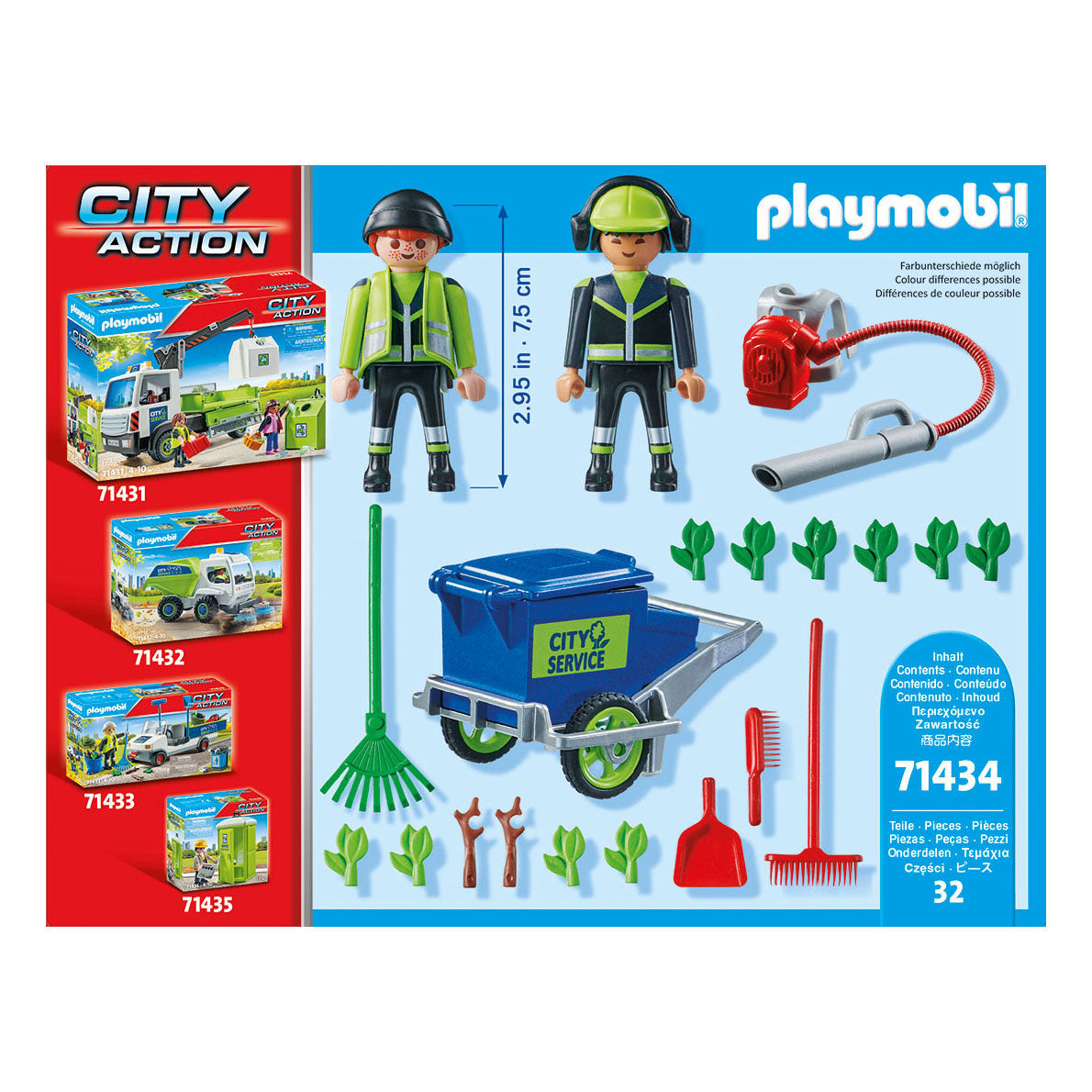 PlayMOBIL City Action CITE SET SET BENOTZT TEAM 71434