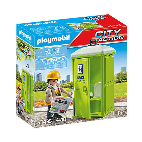 Playmobil city action mobiel toilet 71435