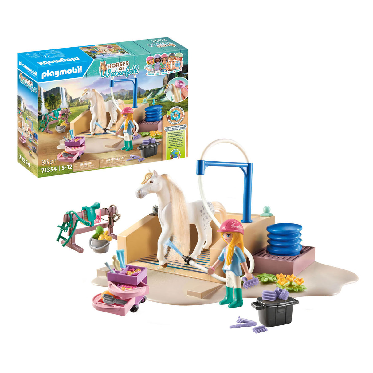 PLAYMOBIL Horses of Waterfall Isabella en Leeuwin Speelset 71354