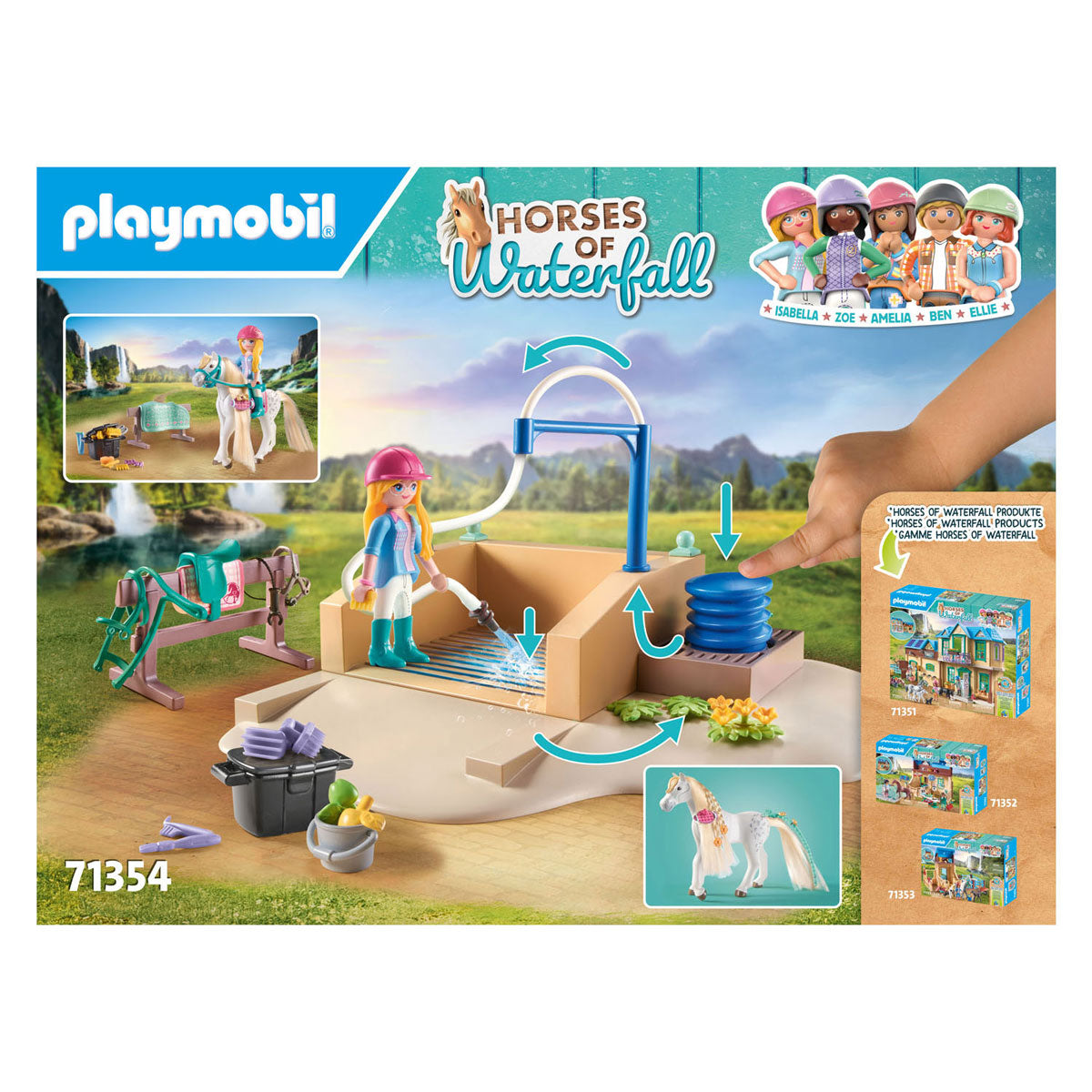 Playmobil Horses of Waterfall Isabella en Leeuwin Speelset 71354