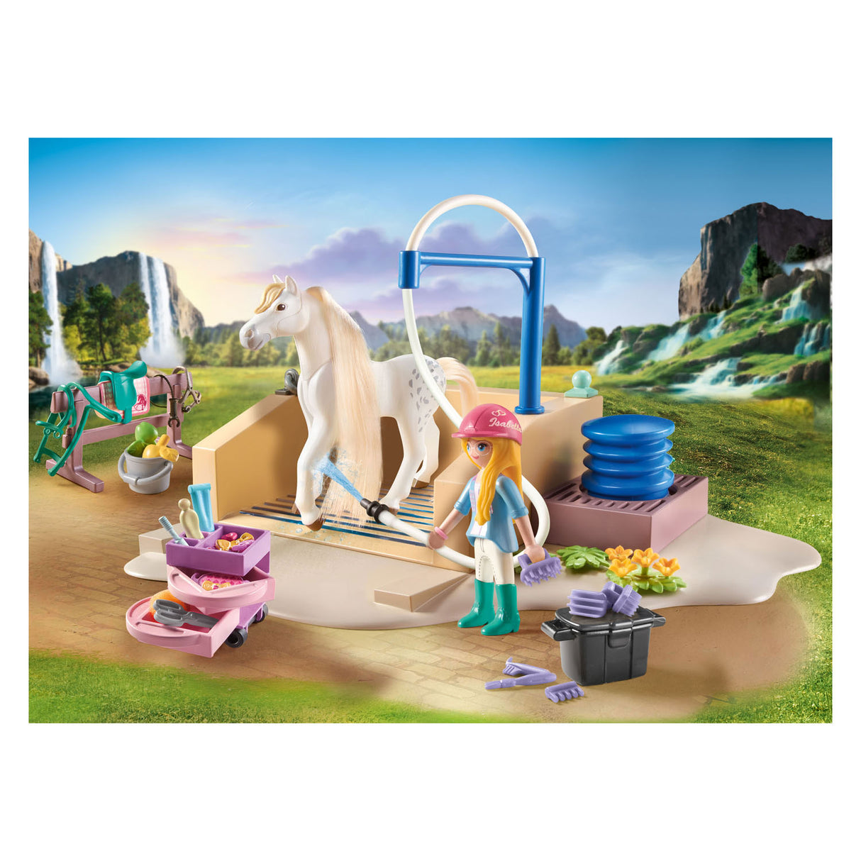 PLAYMOBIL Horses of Waterfall Isabella en Leeuwin Speelset 71354