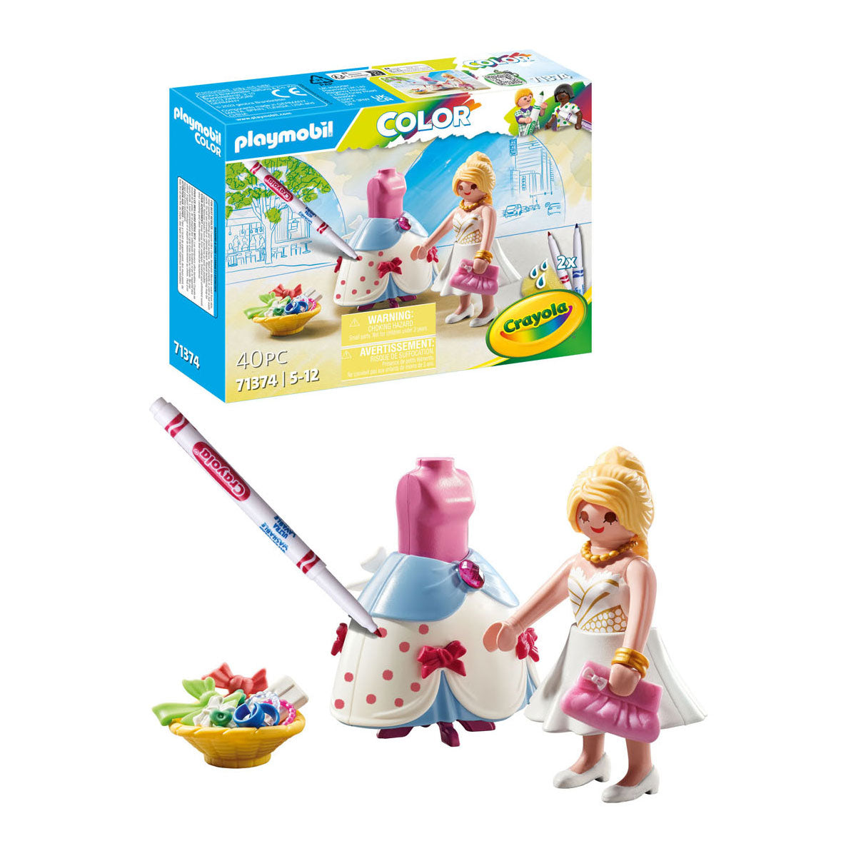 Playmobil Color Modieuze Jurk 71374