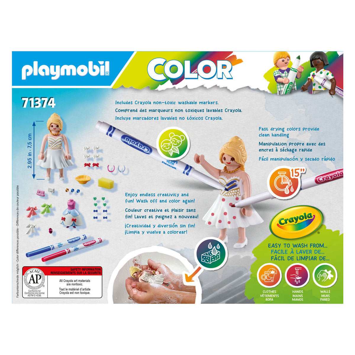 Playmobil Color Modieuze Jurk 71374