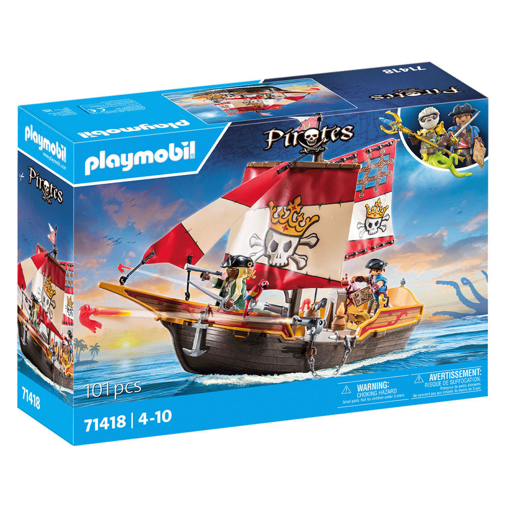 Playmobil pirates piratenschip - 71418