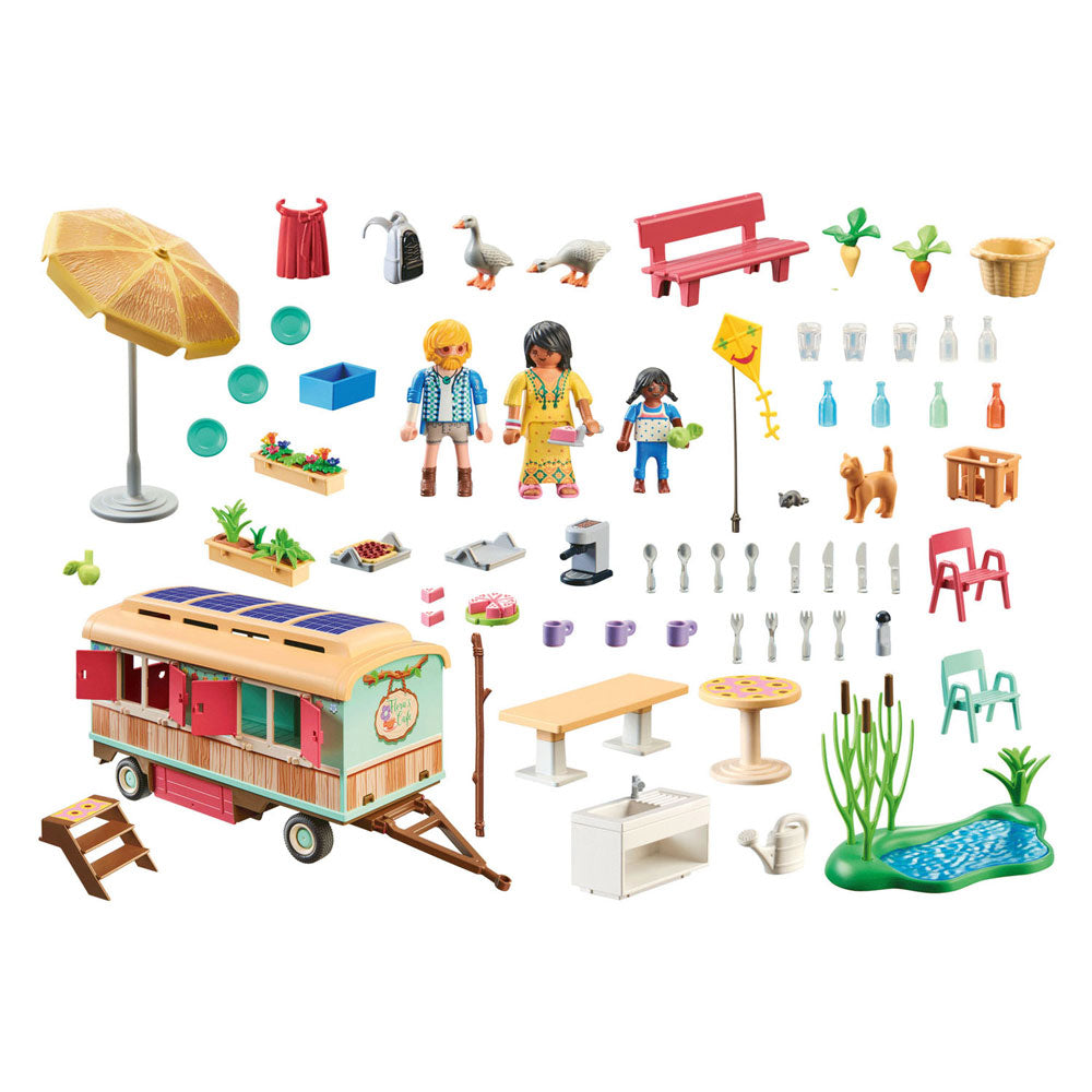 PLAYMOBIL PLAYMOBIL Country Gezellig woonwagencafé