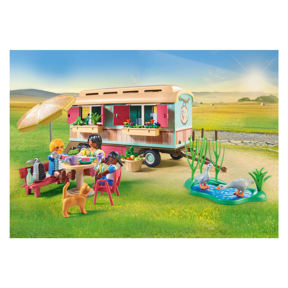 PLAYMOBIL PLAYMOBIL Country Gezellig woonwagencafé