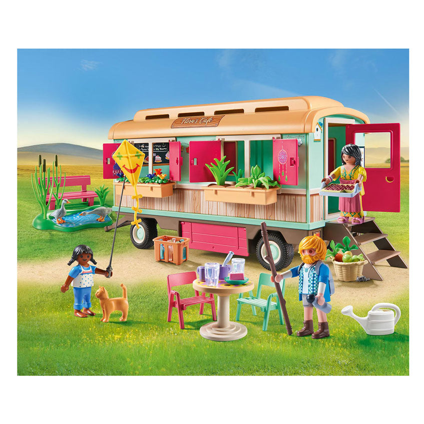 PLAYMOBIL PLAYMOBIL Country Gezellig woonwagencafé