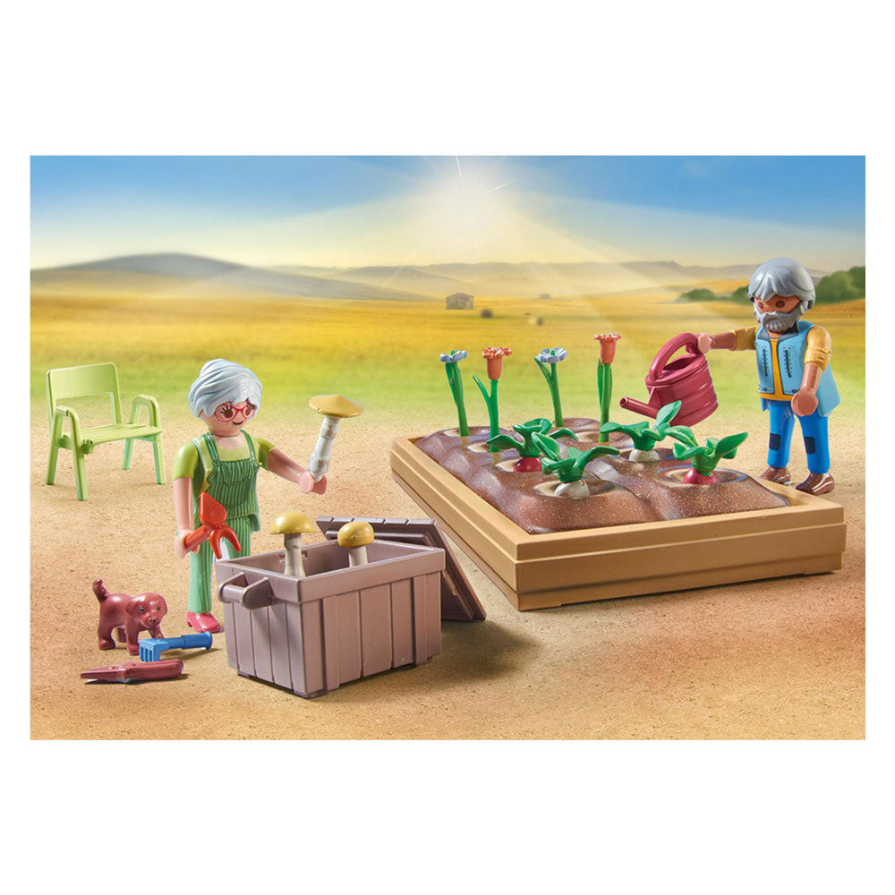 PLAYMOBIL PLAYMOBIL Country Idyllische Moestuin Bij de Grootouders 71443