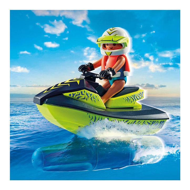 PLAYMOBIL Action Heroes Brandweerboot met Waterscooter 71464