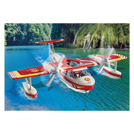 Playmobil action heroes brandweervliegtuig met blusfunctie - 71463
