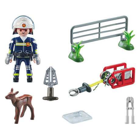 Playmobil Action Heroes Dierenbescherming Brandweer 71467