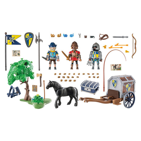 PLAYMOBIL Novelmore Overval op Transportwagen 71484