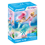 Playmobil princess magic zeemeerminkinderen met kwallen - 71504