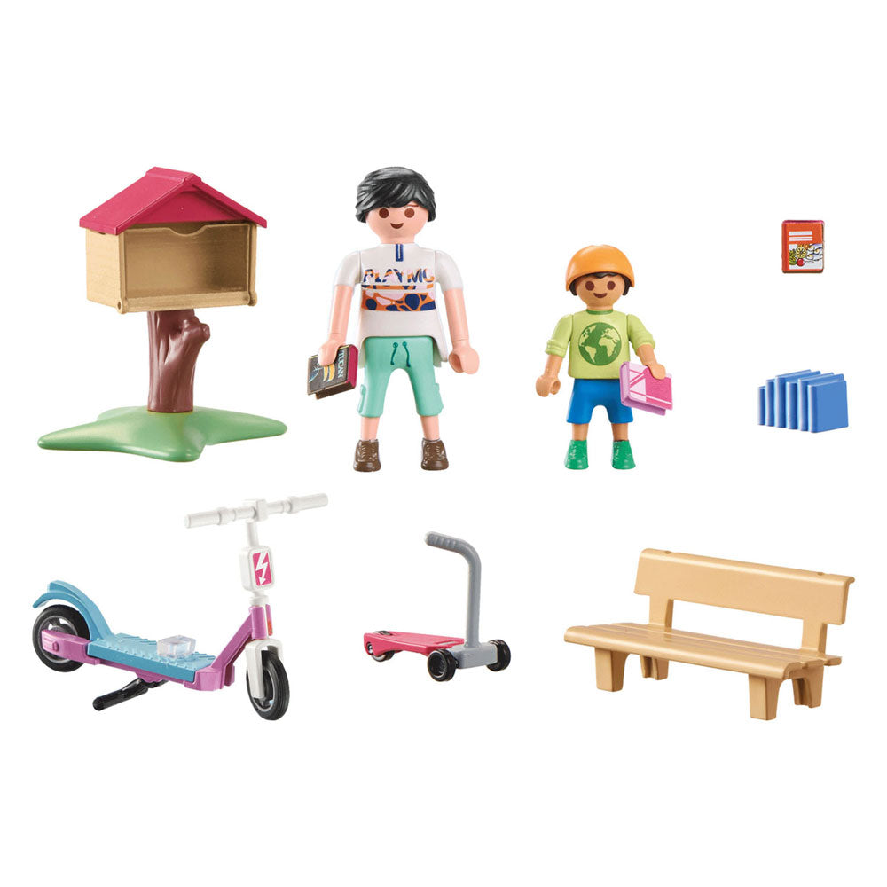 Playmobil my life boekenruil voor boekenwurmen 71511