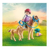 Playmobil horses of waterfall kind met pony en veulen - 71498