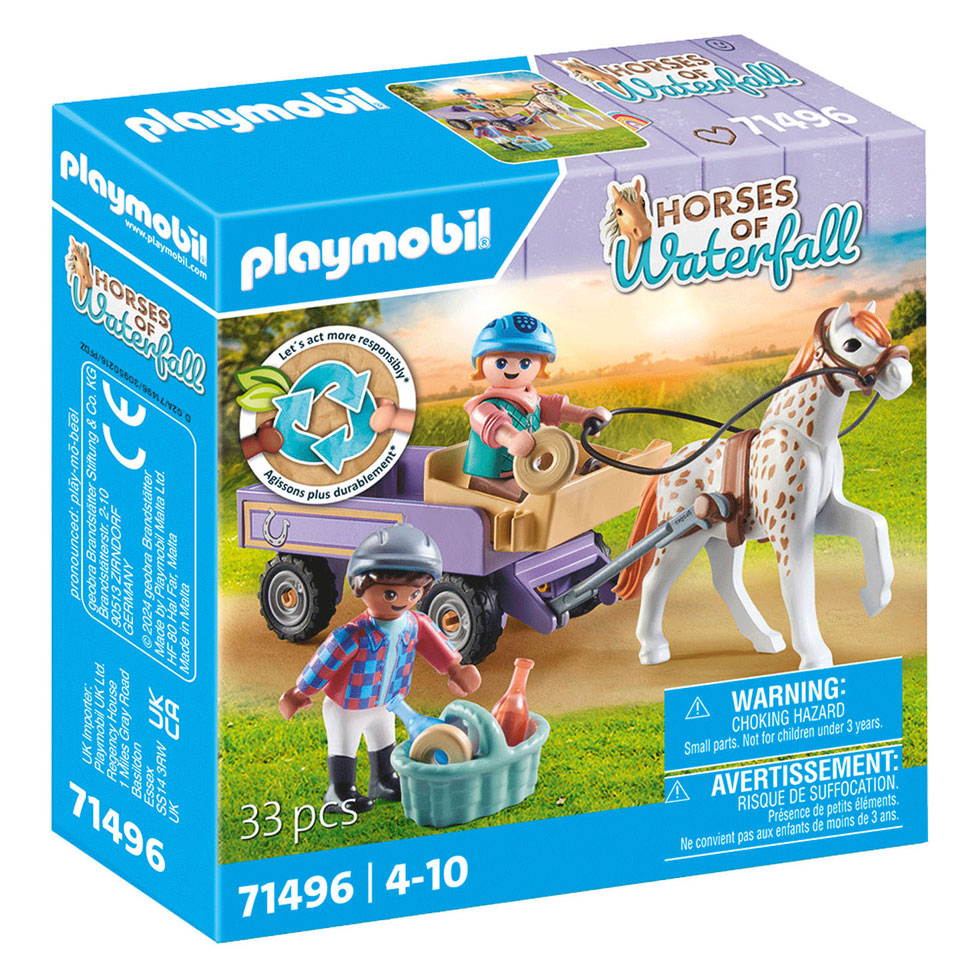 Playmobil horses of waterfall ponykoets 71496