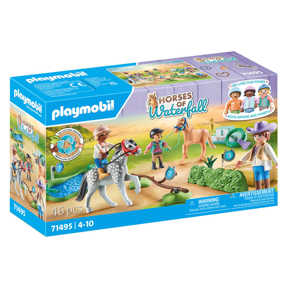 PLAYMOBIL PLAYMOBIL Horses of Waterfall Ponytoernooi 71495