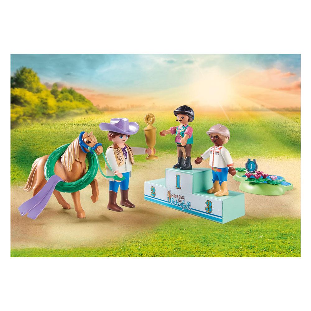 PLAYMOBIL PLAYMOBIL Horses of Waterfall Ponytoernooi 71495