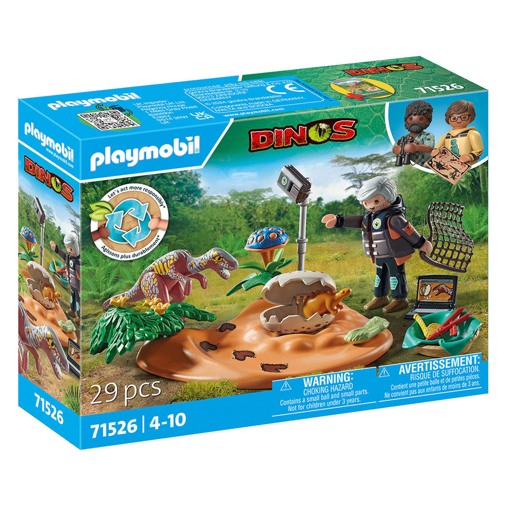 Playmobil dinos stegosaurusnest met eierdief 71526