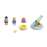 Playmobil junior zwemeiland met waterglijbaan - 71687