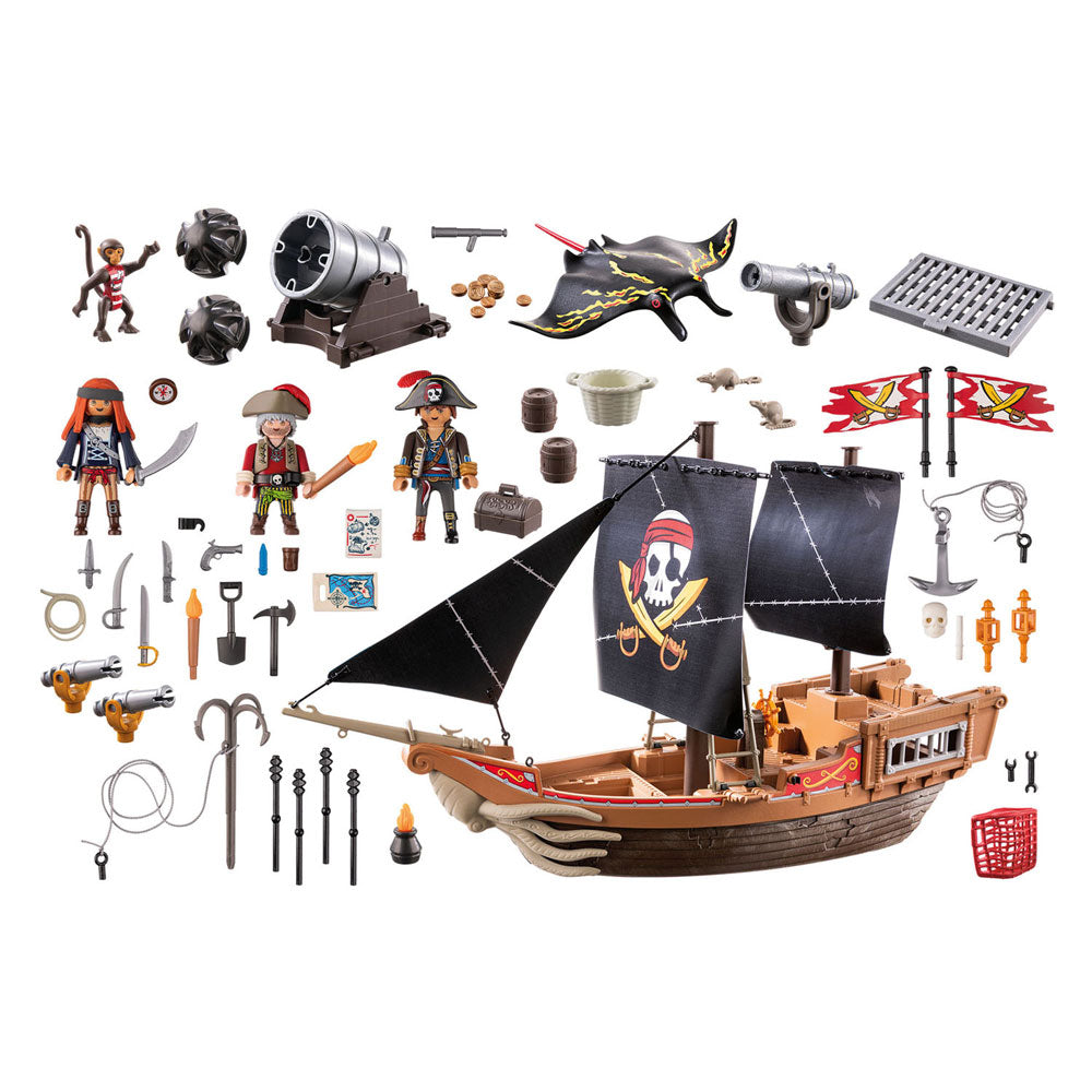 PLAYMOBIL Pirates Groot Piratenschip 71530