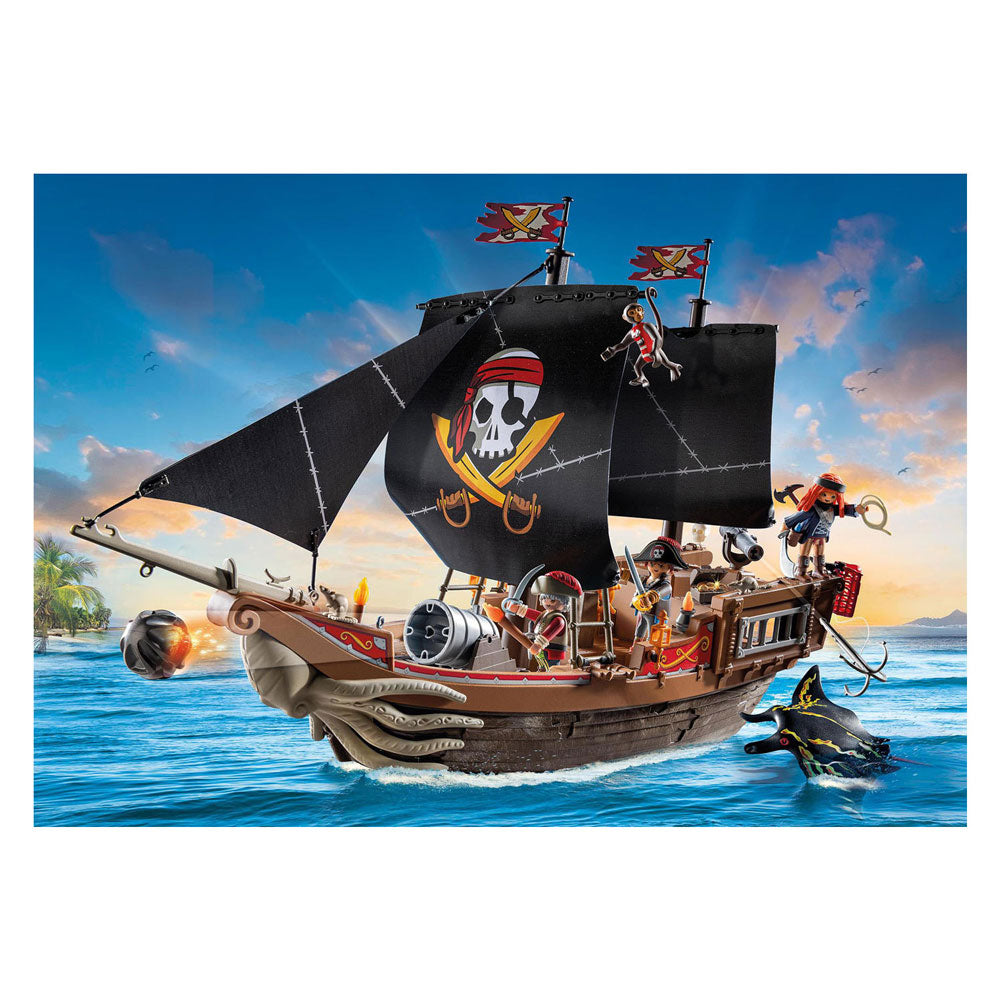 PLAYMOBIL Pirates Groot Piratenschip 71530