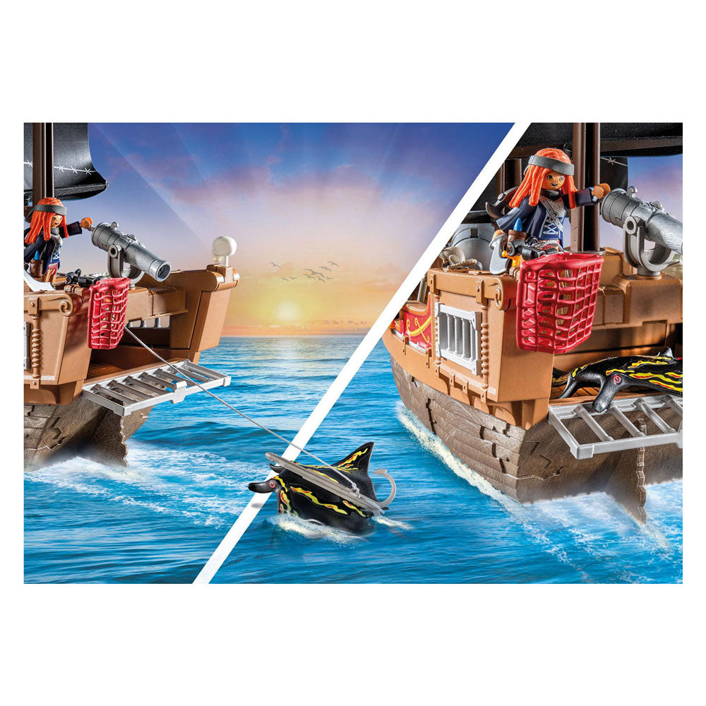 Playmobil pirates groot piratenschip - 71530