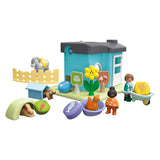 Playmobil 1.2.3. dierenpension met voerautomaat 71690