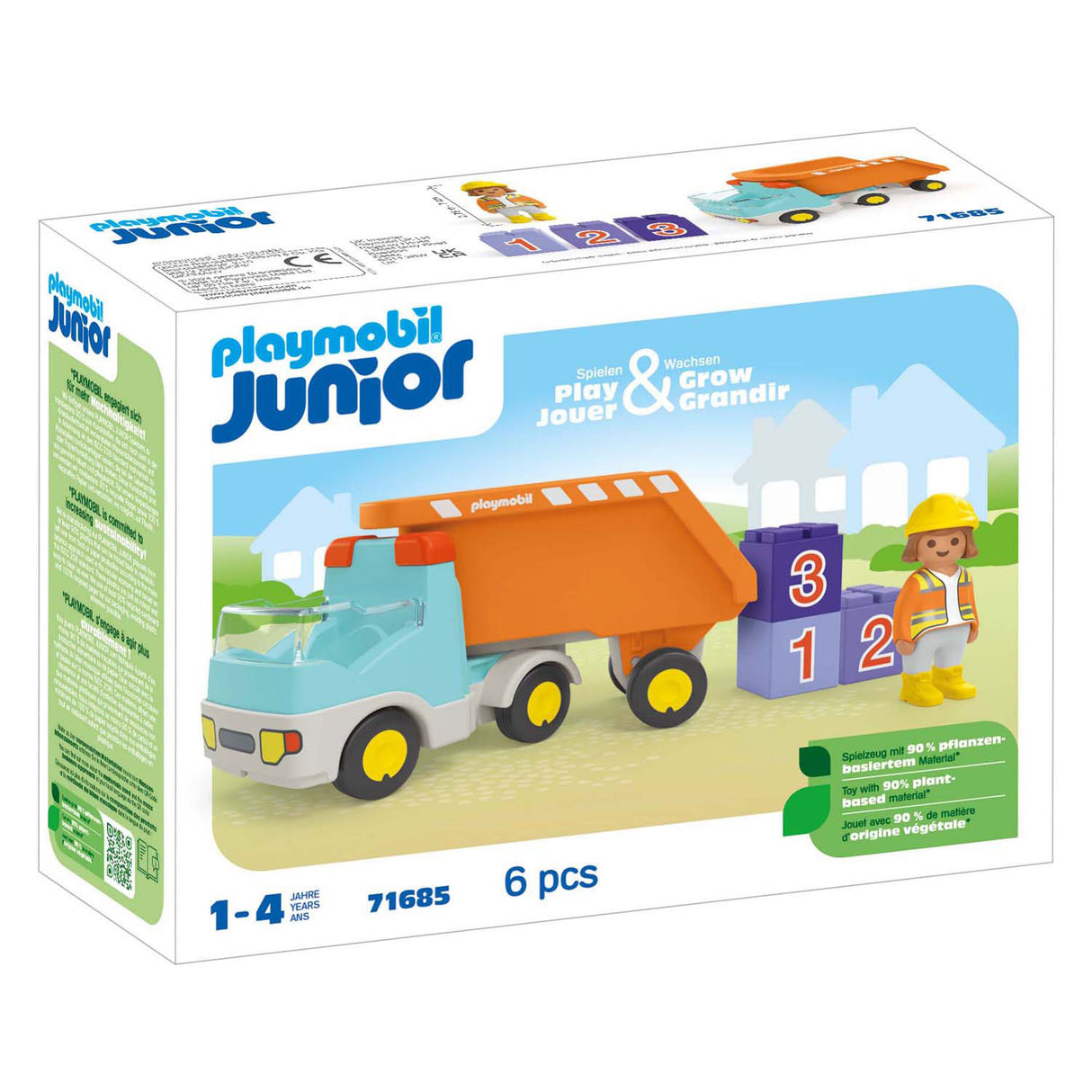 Playmobil junior kiepwagen - 71685