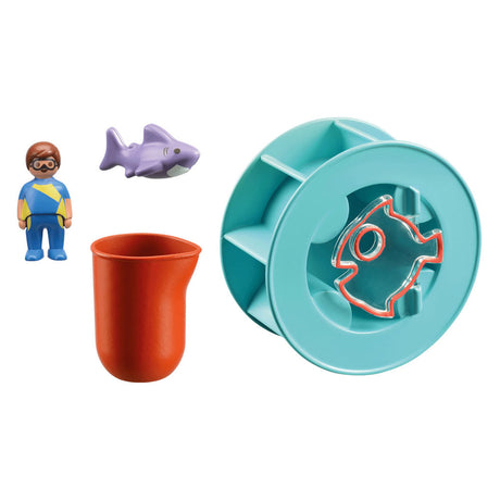 Playmobil Junior Waterwervelrad met Babyhaai 70636