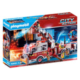 PLAYMOBIL PLAYMOBIL Action Heroes Brandweerwagen: US Tower Ladder 70935