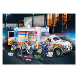 Playmobil action heroes reddingsvoertuig: us ambulance 70936