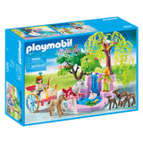 Playmobil prins en prinses met koets en waterval - 5021