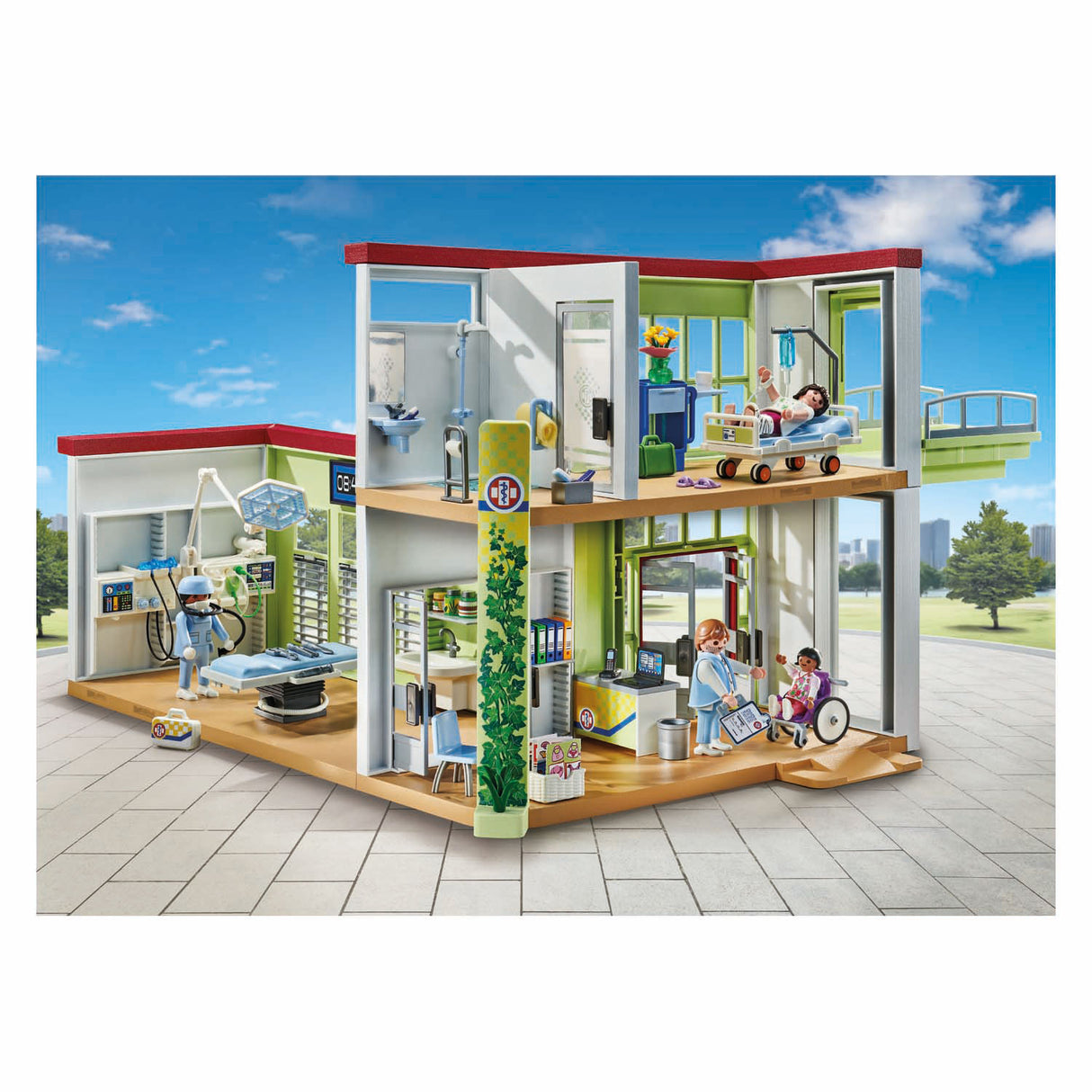 Playmobil action heroes nieuw ziekenhuis - 71615