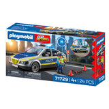Playmobil action heroes politie patrouille auto 24dlg - 71729