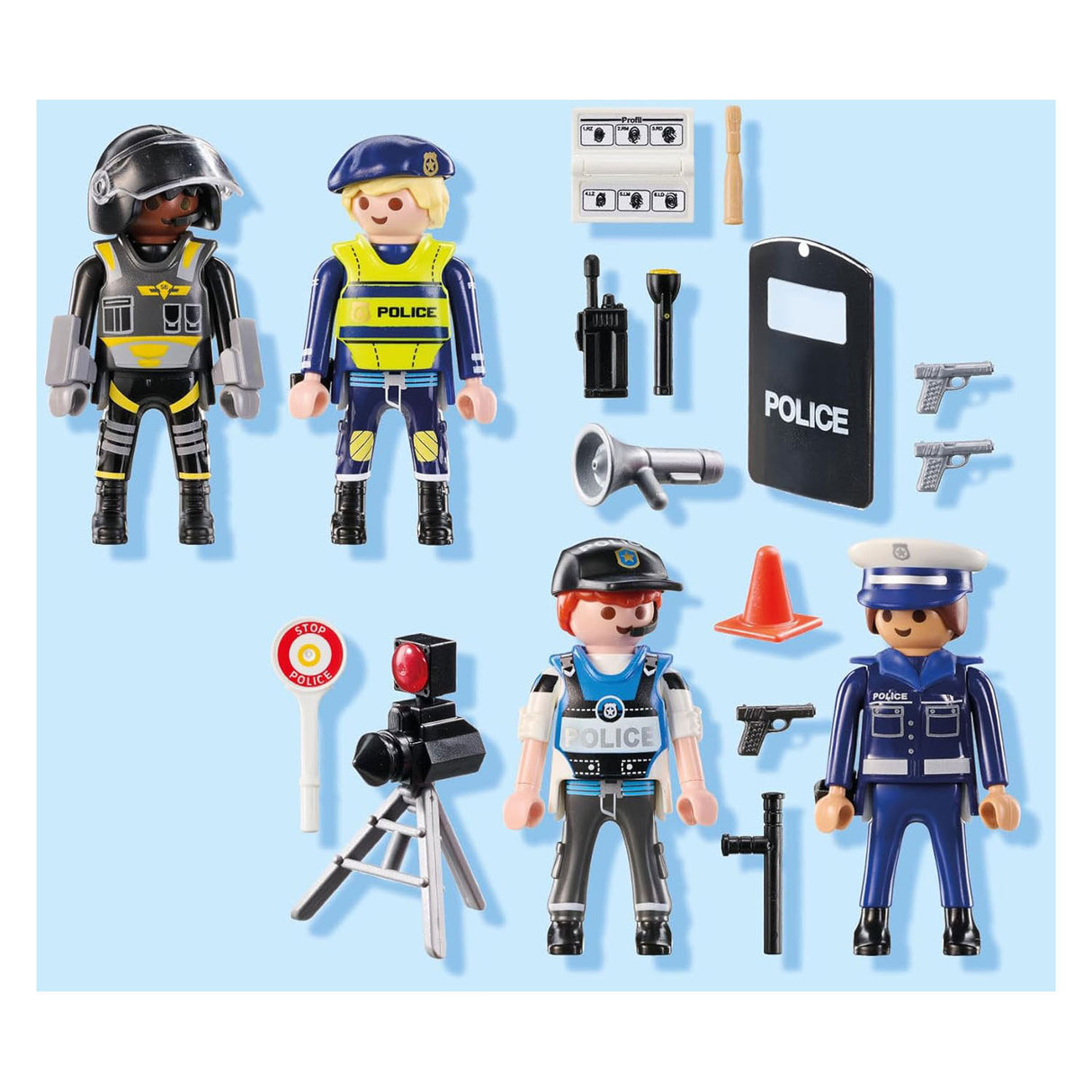 Playmobil action heroes politie figuren set - 71730