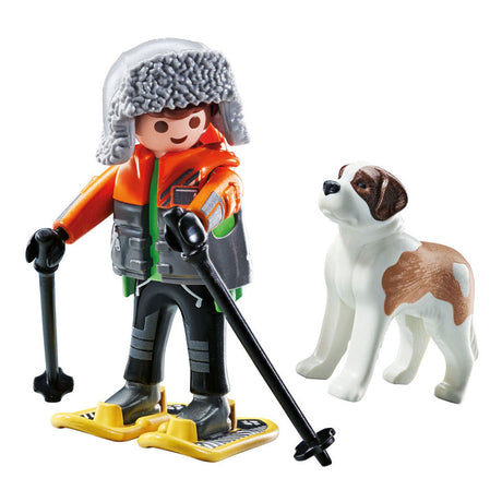 Playmobil my life wandelaar met sint bernard - 71741
