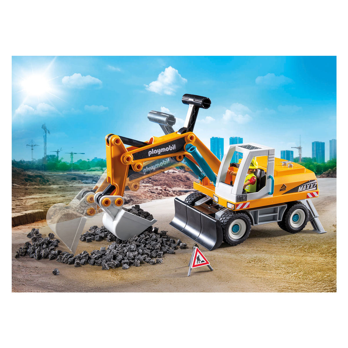 Playmobil action heroes grote graafmachine - 71749