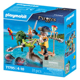 Playmobil pirates piraat met ballista - 71795