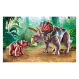 Playmobil dinos triceratops familie - 71821