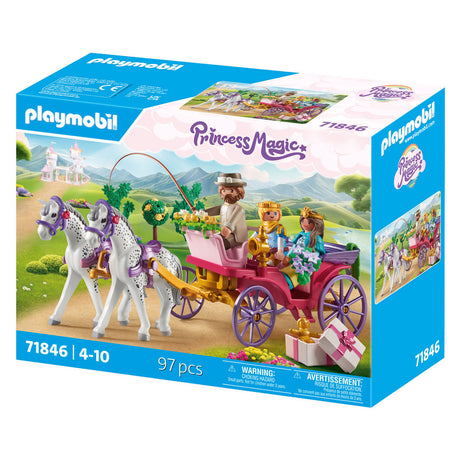 Playmobil princess magic koetsrit met prins en prinses - 71846