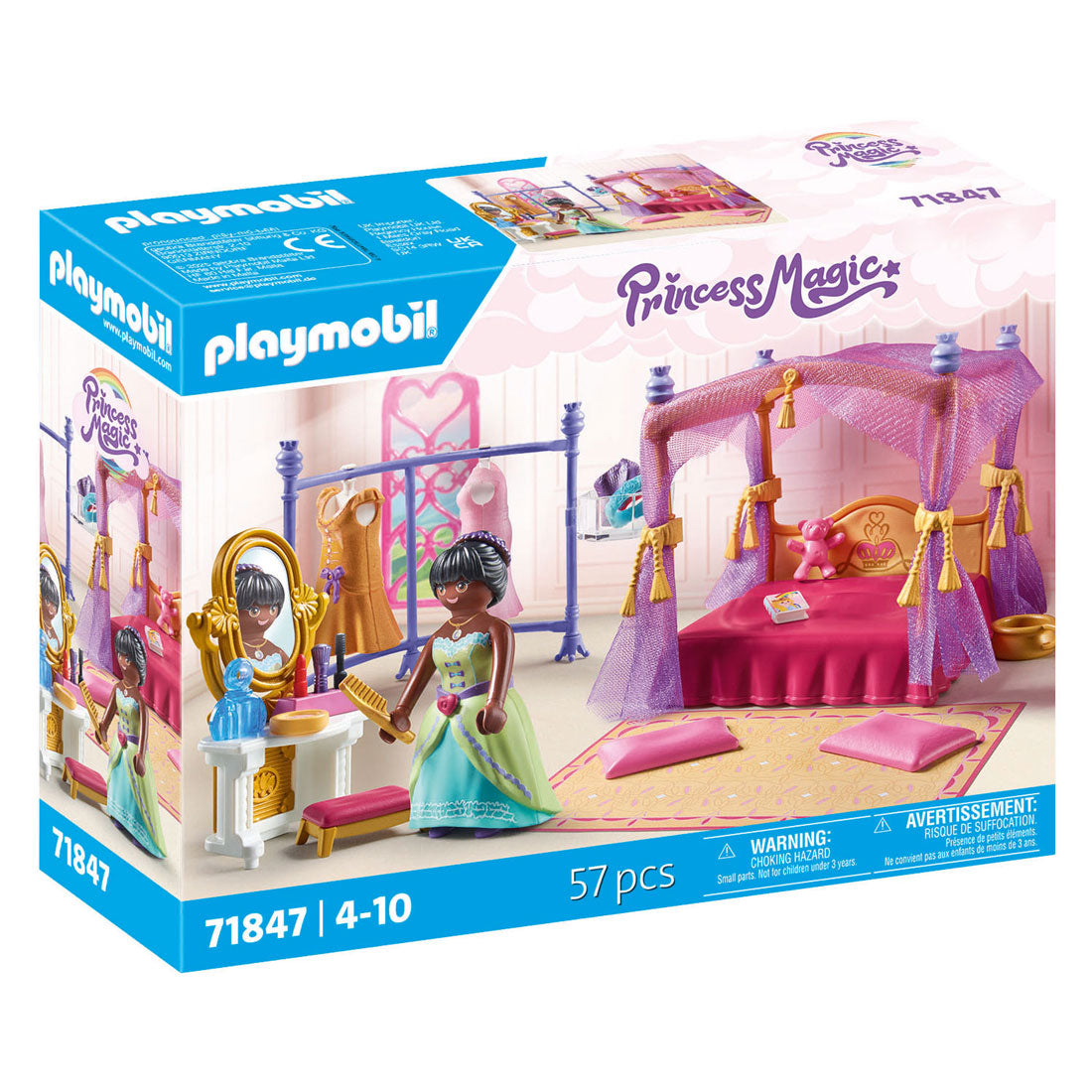 Playmobil princess magic slaapkamer met kleedkamer - 71847