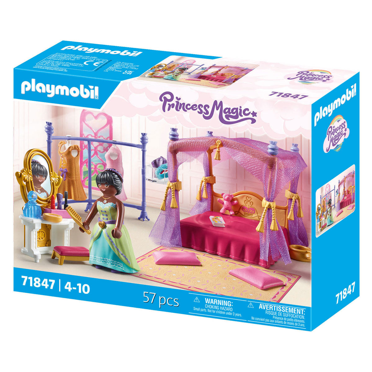 Playmobil princess magic slaapkamer met kleedkamer - 71847