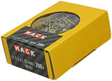 Mack 1020085 - spaanplaatschroef vz kop geel vz 200 st 3,5 x 35 mm | 5 stuks