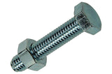Mack 1020221 - tapbout + moer verzinkt 22 st m8 x 40 mm | 5 stuks