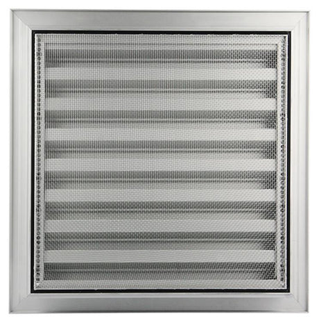 Renson 1006226 - muurrooster inbouw 411 alu f1 300x300mm | 1 stuks