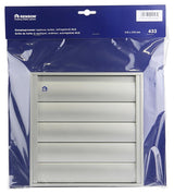 Renson 1006253 - dampkaprooster opbouw 433 alu f1 210x210mm | 2 stuks